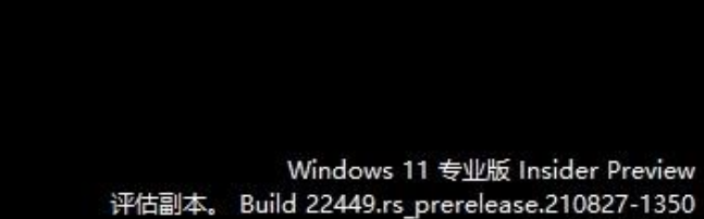 Win11更新22449.1000怎么会出现评估副本