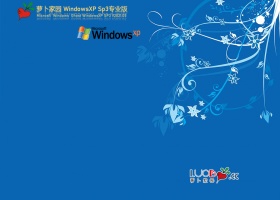 萝卜家园WindowsXP Sp3专业版 V2021.05