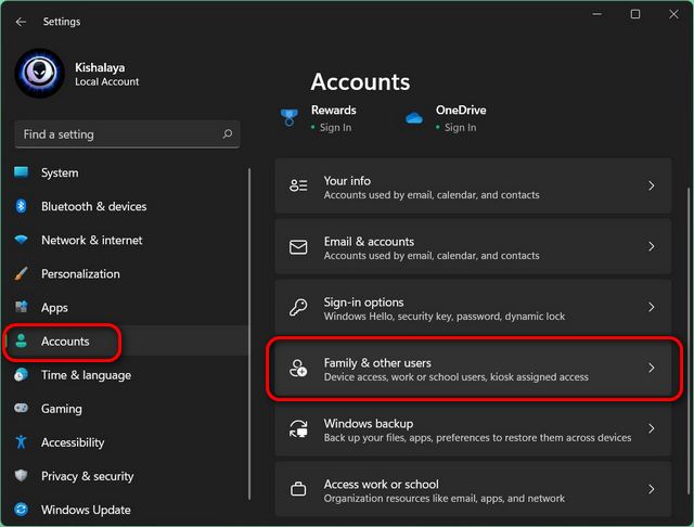 如何在Windows11专业版中更改管理员?