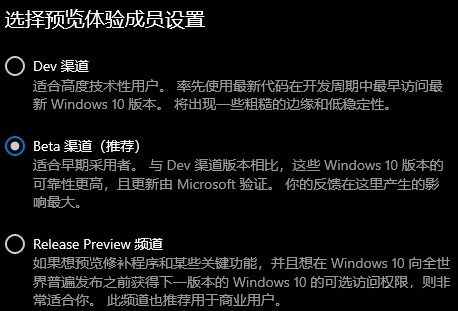 Win11预览体验成员设置选项怎么选？Win11预览体验成员设置选项介绍