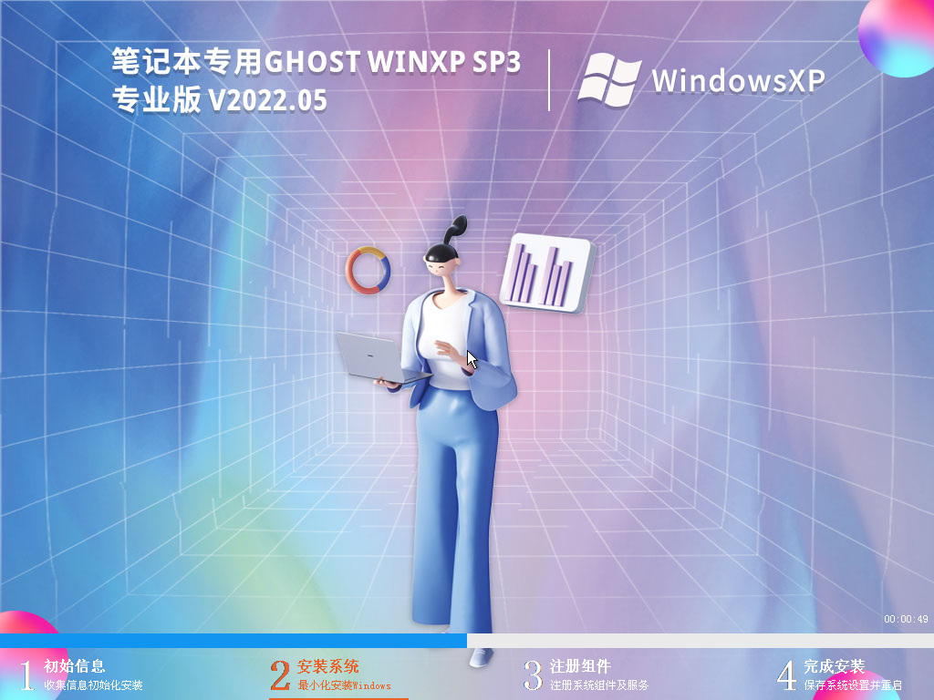 笔记本专用WindowsXP SP3 经典安装版