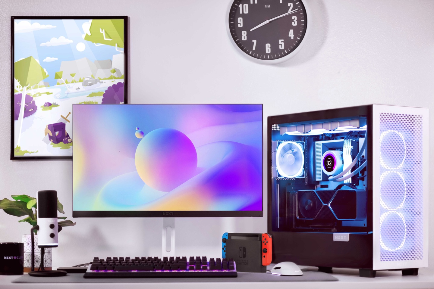 NZXT 发布新款 QHD 165Hz 显示器：黑白两色，可选双臂支架