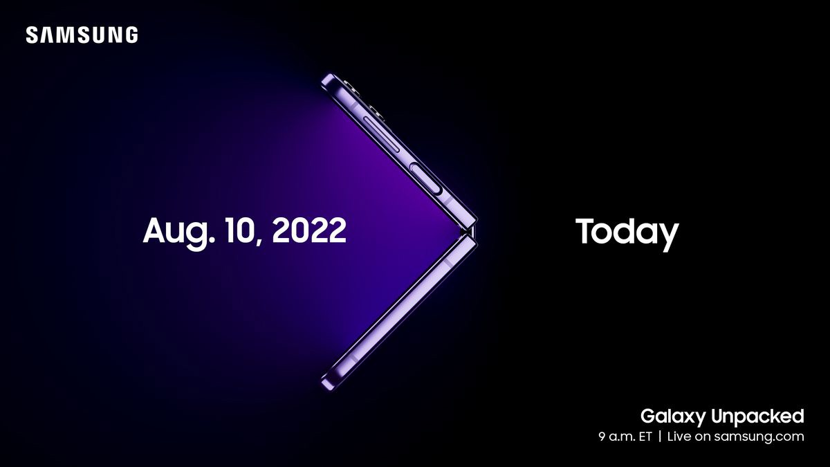 三星 Galaxy Unpacked 官宣 8 月 10 日，Z Fold4 / Flip4、Watch 5/5 Pro 等新品有望到来