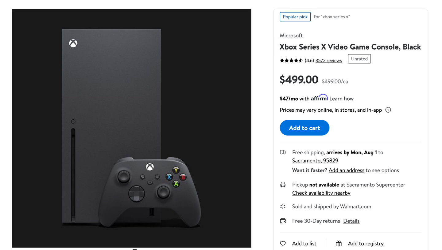 外媒称微软 Xbox Series X 供货全面改善，多个平台现货开售