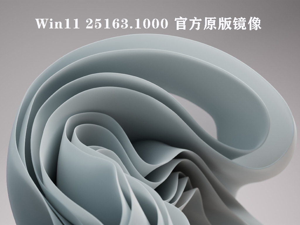 Win11 25163.1000 官方原版镜像 V2022.07