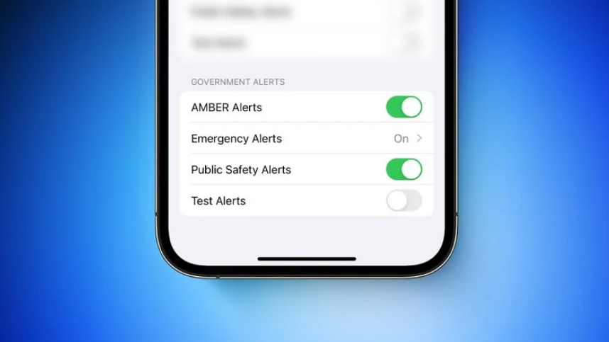 苹果为美国 iPhone 用户添加“测试警报”开关