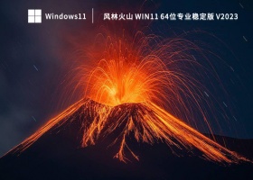 风林火山 Win11 64位专业稳定版 V2023