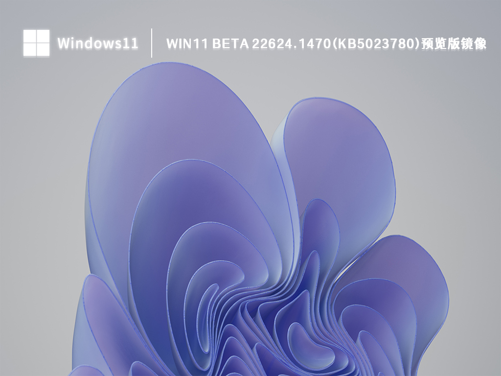 微软Win11 Beta 22624.1470(KB5023780)预览版镜像 V2023  