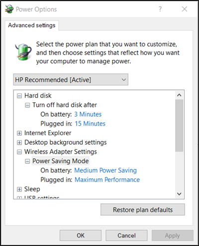 Win10提示省电开关已更改是什么情况