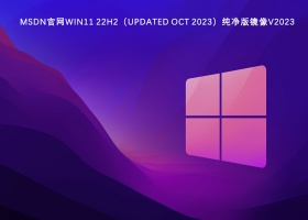MSDN官网Win11 22H2（updated Oct 2023）纯净版镜像V2023