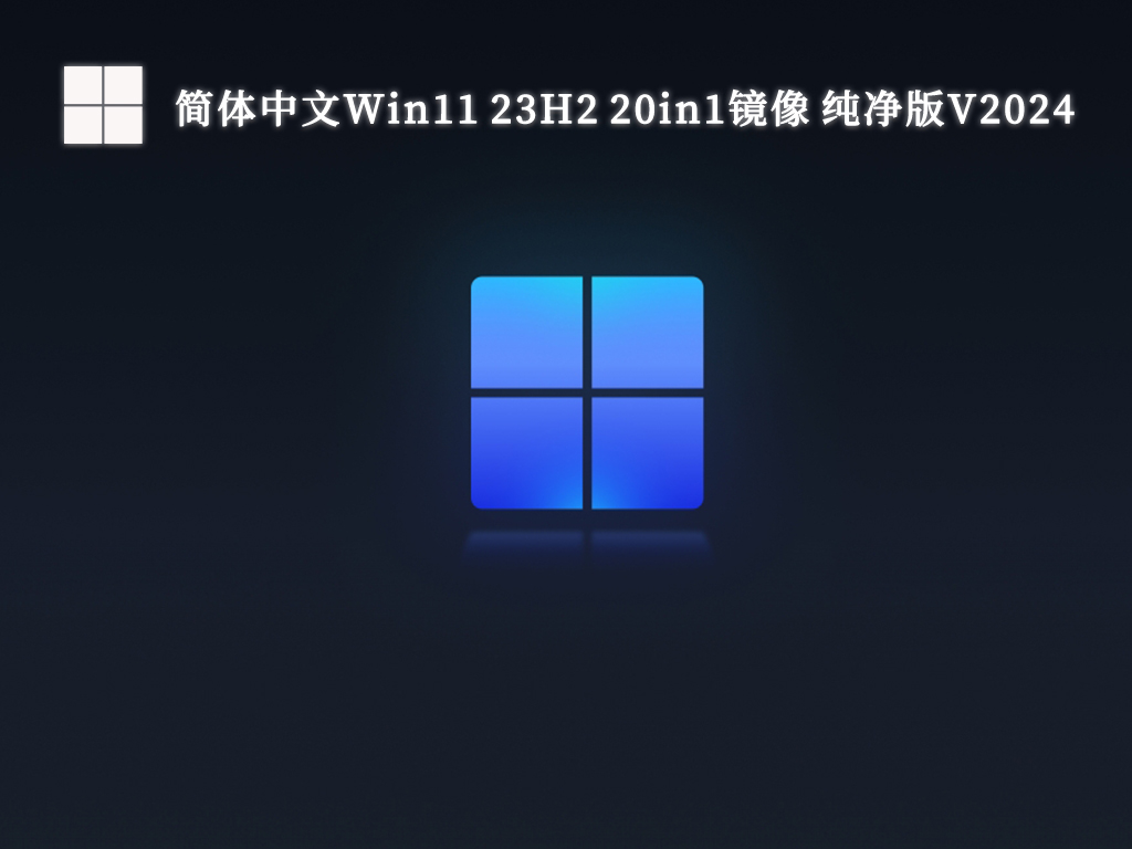 简体中文Win11 23H2 22631.3007 20in1镜像 纯净版V2024