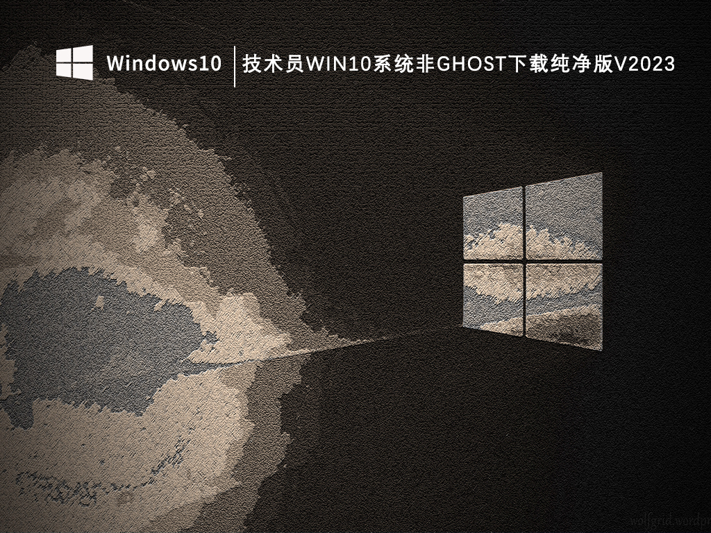 技术员Win10系统非ghost下载纯净版V2024