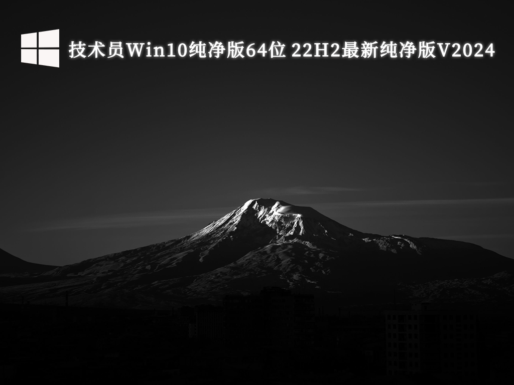 技术员Win10纯净版64位 22H2最新纯净版V2024