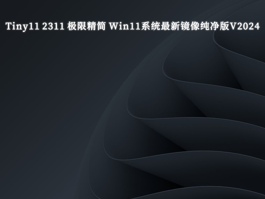 Tiny11 2311 极限精简 Win11系统最新镜像纯净版V2024