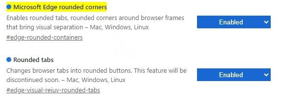 微软 Edge 浏览器将弃用圆角标签页特性
