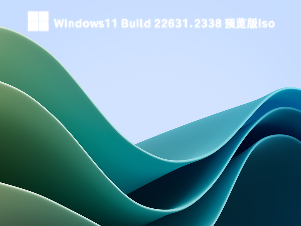 Windows11 Build 22631.2338 Beta预览版iso