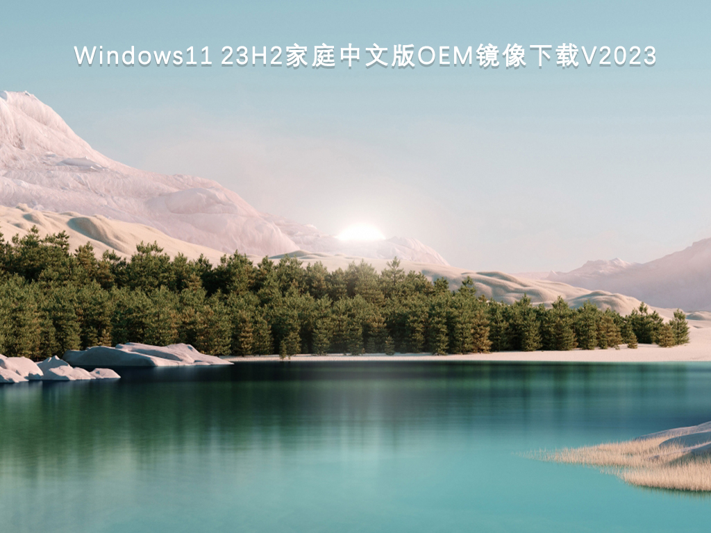 Windows11 23H2家庭中文版OEM镜像下载V2024